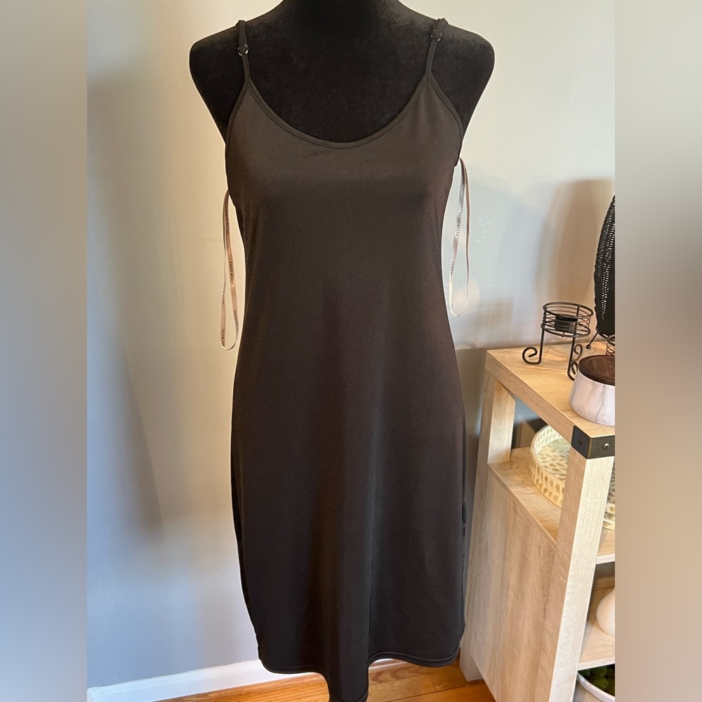 Karen Millen Black Slip Camisole Dress UK 3 US 0 Adjustable Straps